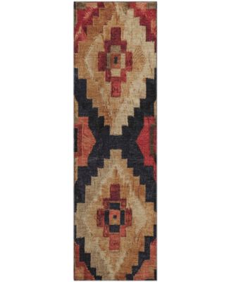 Mayfield Machine Washable AMF1894 2'3" x 7'6" Runner Area Rug