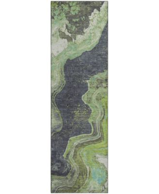 Mayfield Machine Washable AMF1907 2'3" x 7'6" Runner Area Rug