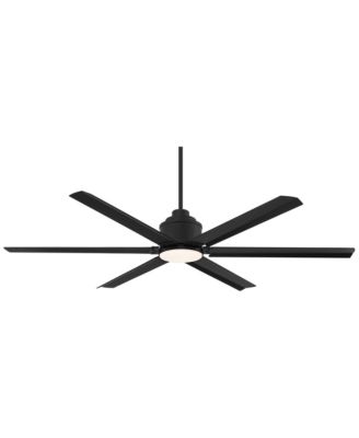 Casa Vieja - 65" Ultra Breeze LED Ceiling Fan with 18" Down rod Black