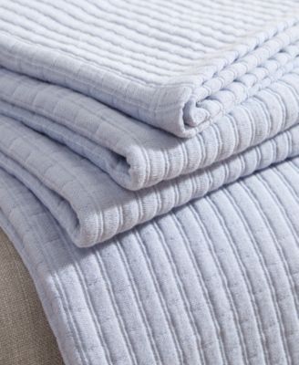 Subway Tile Cotton Matelasse Blanket, King