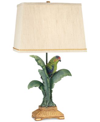 Kathy Ireland Pacific Coast Tropical Parrot Table Lamp 