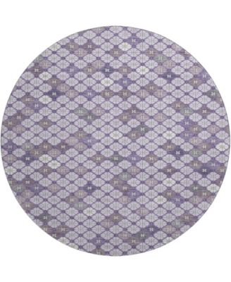 Mayfield Machine Washable AMF1837 8' x 8' Round Area Rug