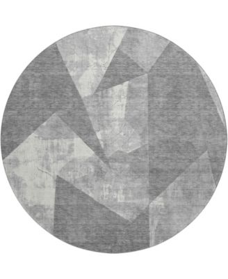 Mayfield Machine Washable AMF1838 8' x 8' Round Area Rug