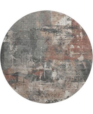 Mayfield Machine Washable AMF1839 8' x 8' Round Area Rug