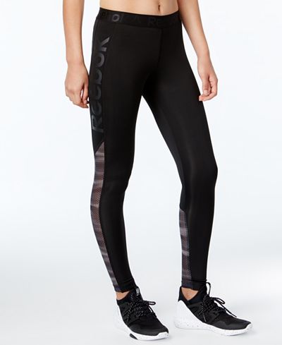 blue reebok leggings