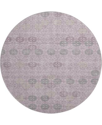 Mayfield Machine Washable AMF1855 8' x 8' Round Area Rug