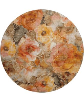 Mayfield Machine Washable AMF1859 8' x 8' Round Area Rug