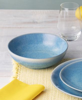 Colorwave Kiln Azure Coupe Place Setting 4-Pc. Set, Service For 1