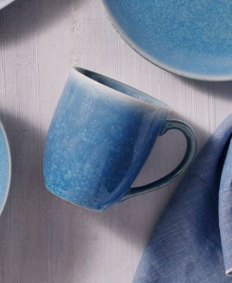 Colorwave Kiln Azure Mugs, Set of 4