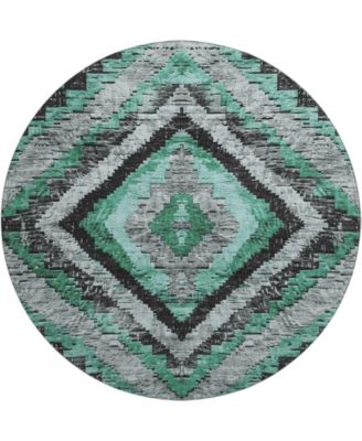 Mayfield Machine Washable AMF1890 8' x 8' Round Area Rug