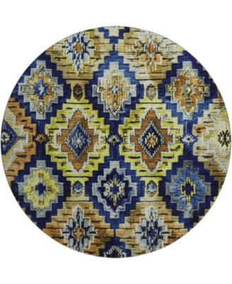 Mayfield Machine Washable AMF1891 8' x 8' Round Area Rug