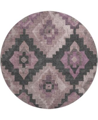 Mayfield Machine Washable AMF1894 8' x 8' Round Area Rug