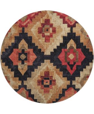 Mayfield Machine Washable AMF1894 8' x 8' Round Area Rug