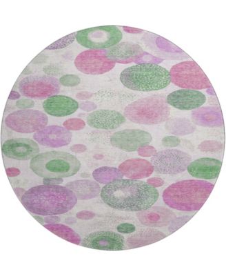 Mayfield Machine Washable AMF1896 8' x 8' Round Area Rug