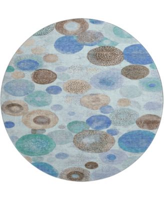 Mayfield Machine Washable AMF1896 8' x 8' Round Area Rug