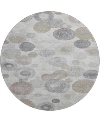 Mayfield Machine Washable AMF1896 8' x 8' Round Area Rug