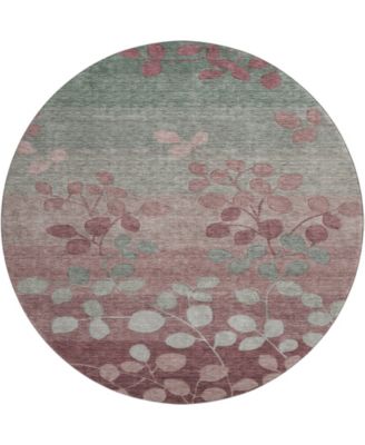 Mayfield Machine Washable AMF1900 8' x 8' Round Area Rug