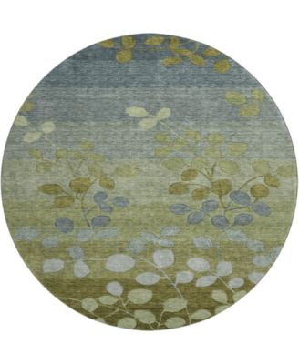 Mayfield Machine Washable AMF1900 8' x 8' Round Area Rug