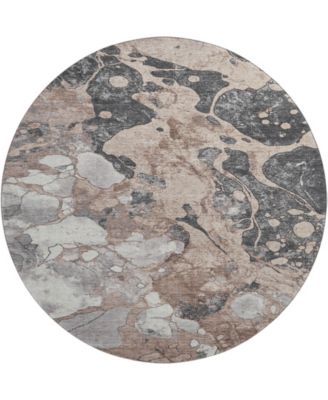 Mayfield Machine Washable AMF1909 8' x 8' Round Area Rug