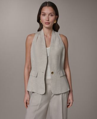 Women's Collarless Vest