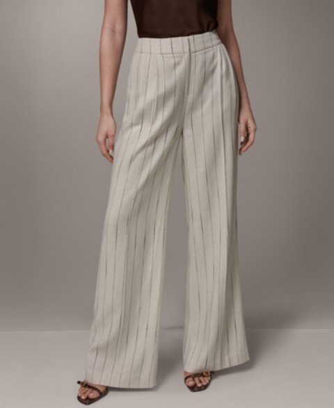 Женские Donna Karan New York Women's High-Rise Wide-Leg Pants, Regular & Petite