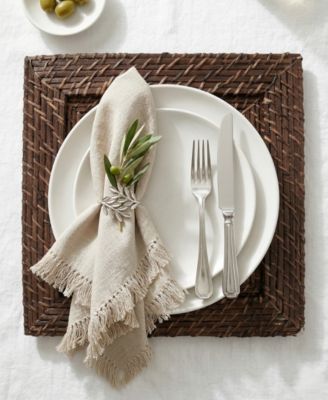 13" Square Charger Plates, Set of 4