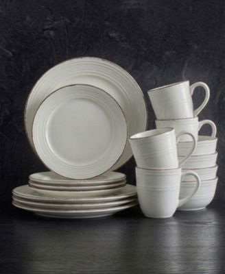 Madelyn White 16-Piece Dinnerware Set