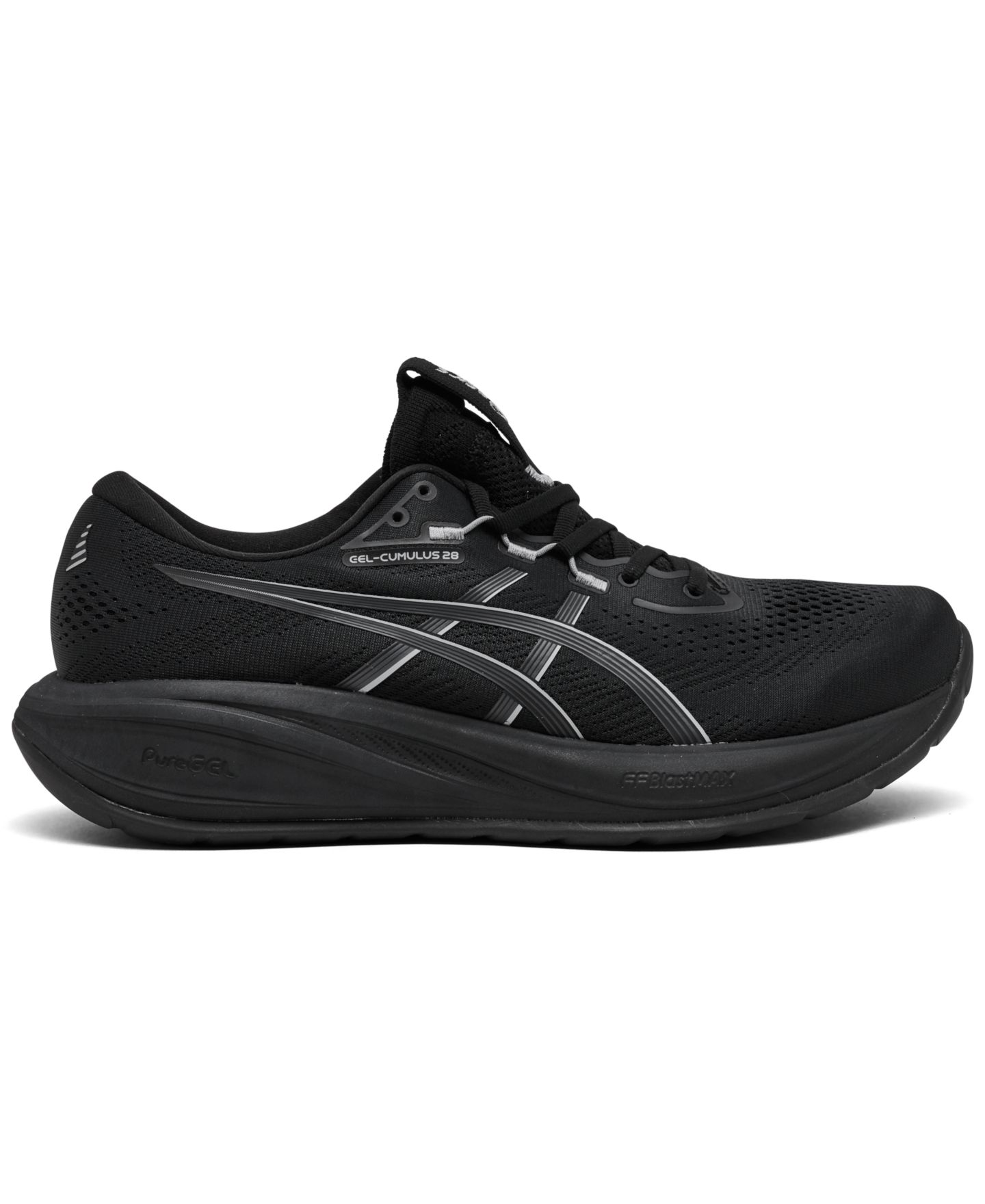 Мужские кроссовки Asics Gel-Cumulus 28 Running, цвет: Чёрный / Серый — фото 2