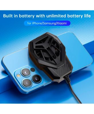 Phone Cooler with Clip-On Fan for Gaming and Streaming