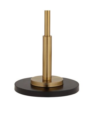 Summit Mid Century Modern 71" Tall Floor Lamp Warm Gold Matte Blaster Drum Shade for Living Room Bedroom