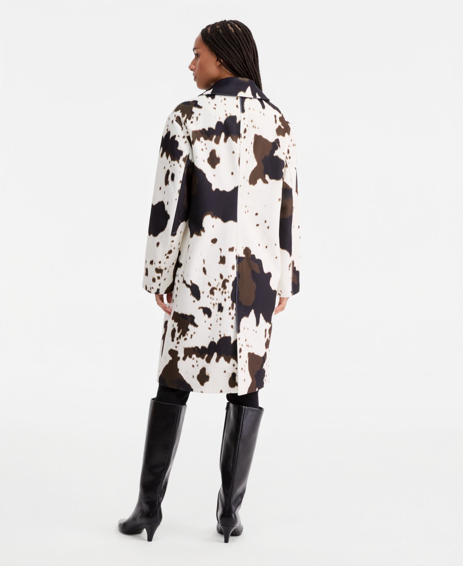 Juniors' Long Single-Breasted Walker Coat