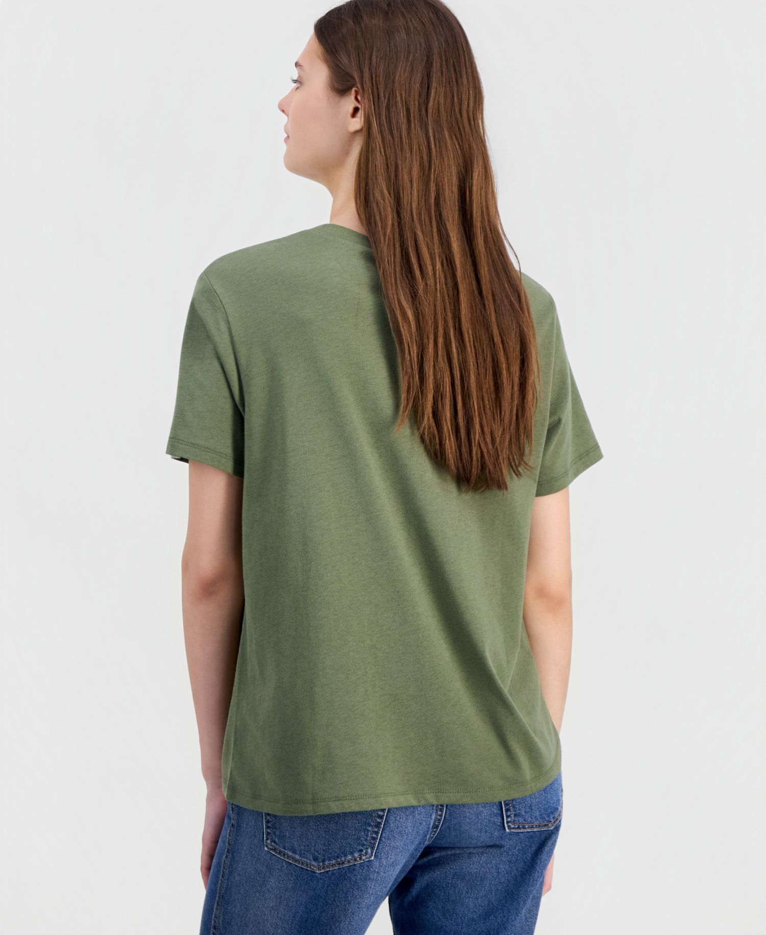 Junior's LA Number Camo Crewneck Tee