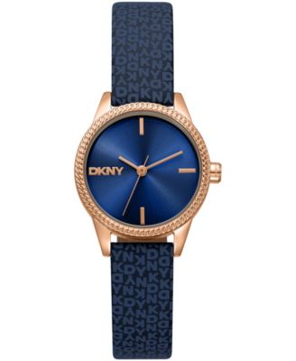 Women's Milanese Quartz Dark Blue Polyurethane Strap Watch 26mm