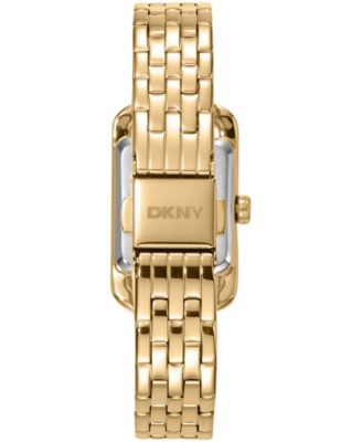 【希少】90s DKNYレザーウエストポーチ アンティークゴールド金具 スクエア DKNY Women's Quartz NY4430 Gold Stainless Steel Watch Needs