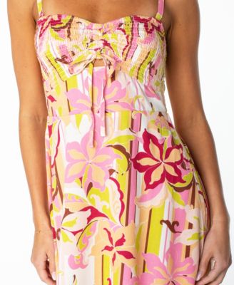 Women's Spring Fling Sweetheart Neck Mini Dress