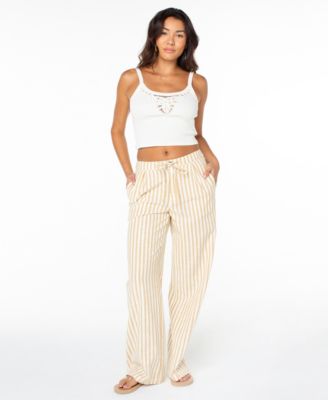 Women's Mavericks Stripe Print Straight Leg Trousers