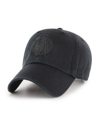 Men's Boston Celtics Black on Black Clean Up Adjustable Hat