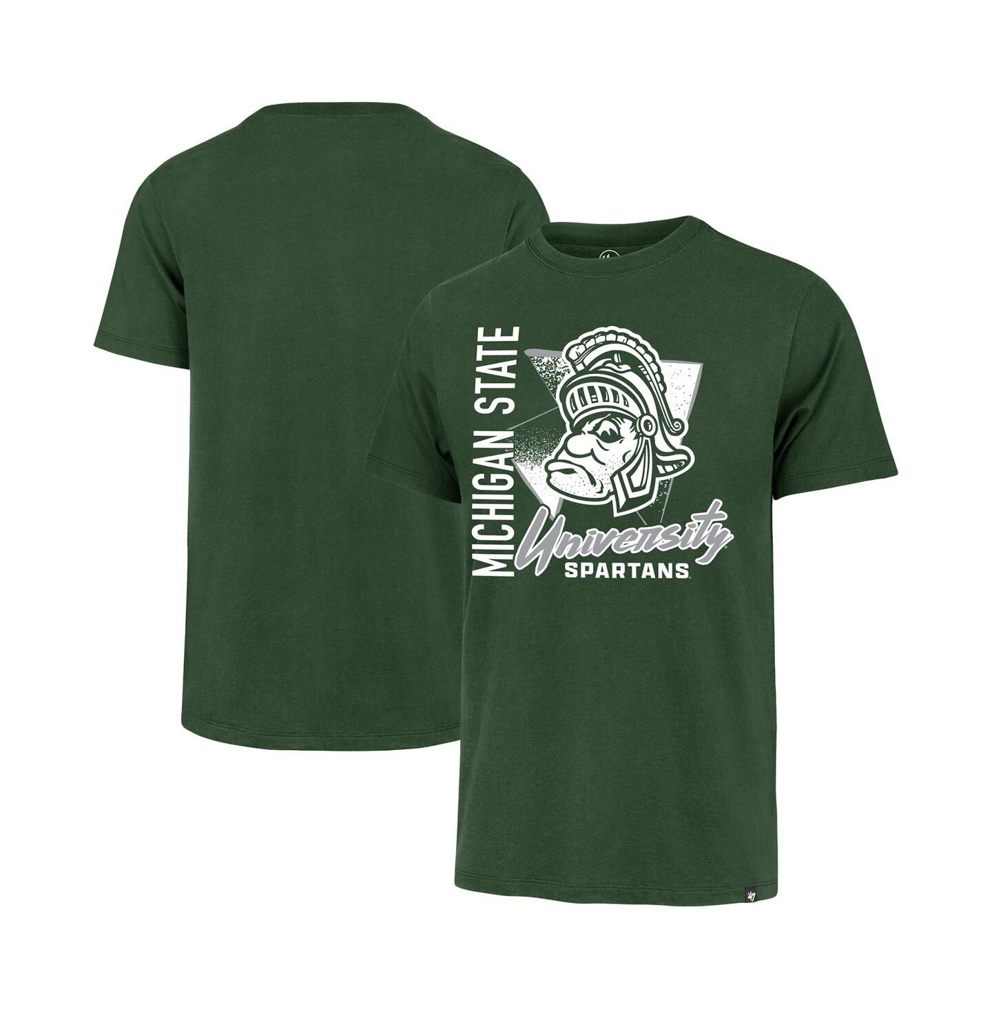 Мужская футболка '47 Brand Green Michigan State Spartans Side Arm Franklin — фото 1