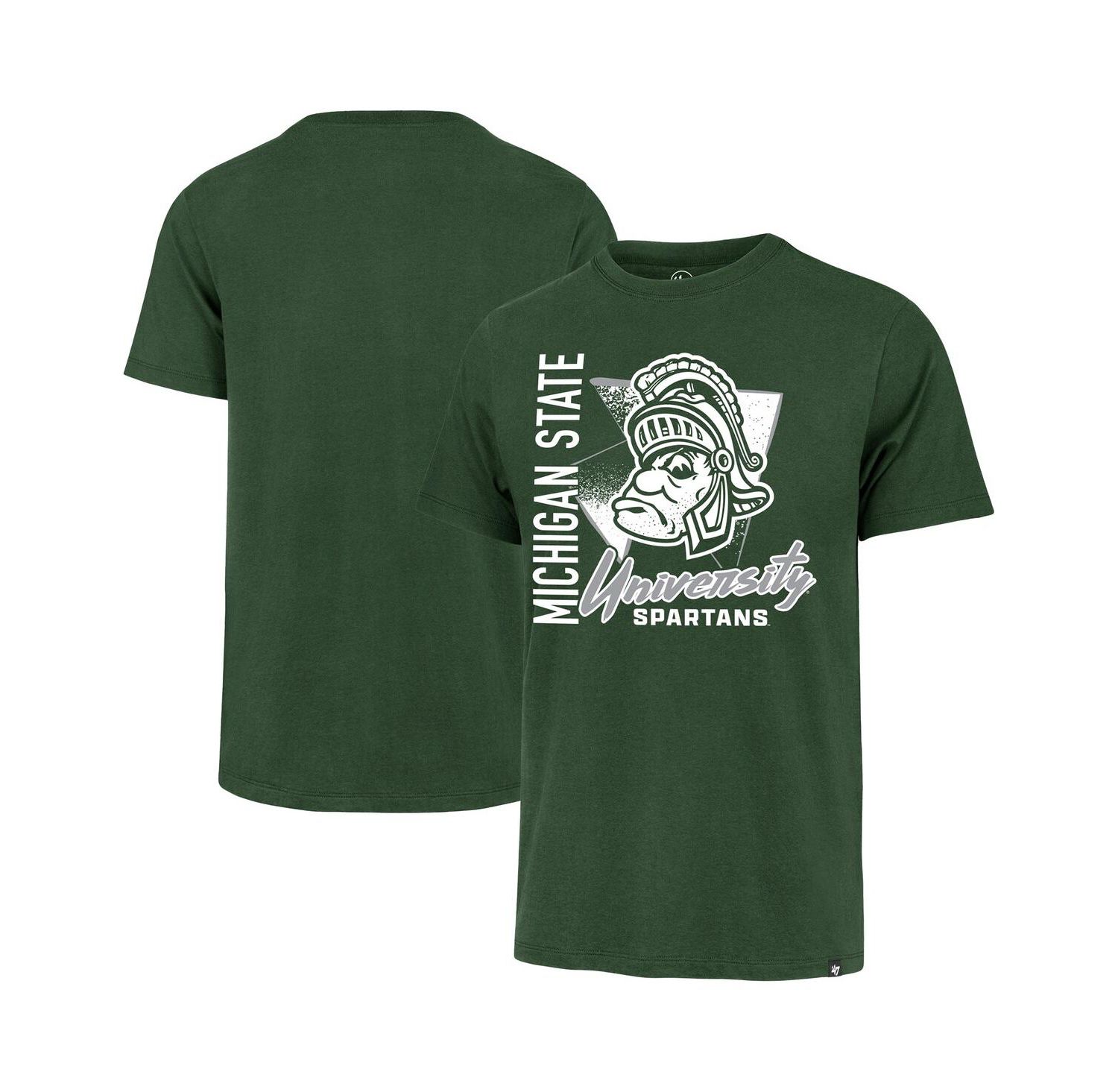 Men's Green Michigan State Spartans Side Arm Franklin T-Shirt