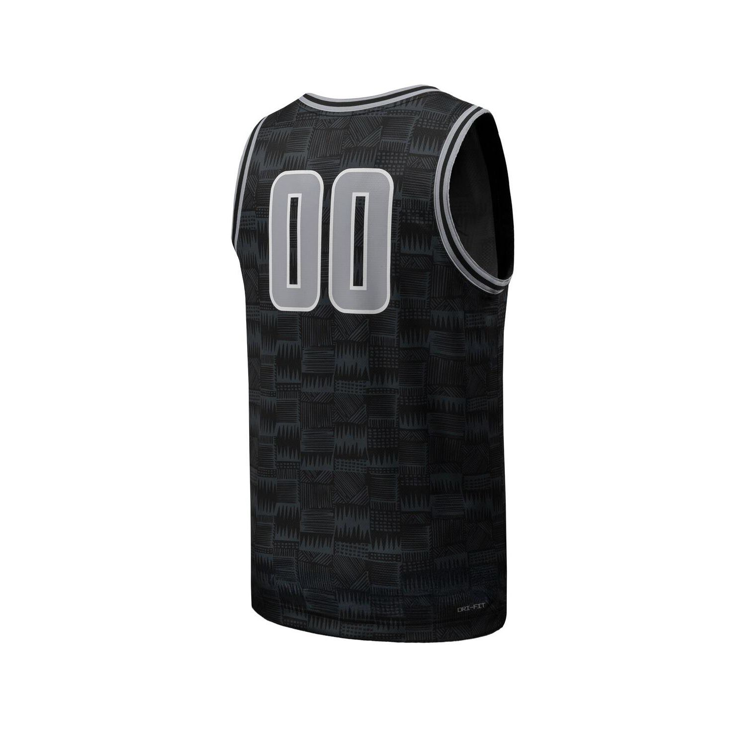 Men's 00 Black Georgetown Hoyas Replica Basketball Jersey