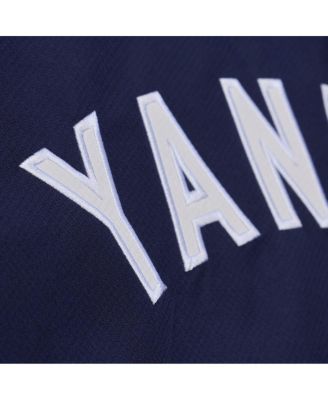 Men's Navy New York Yankees Full-Snap Hooded Coaches Jacket