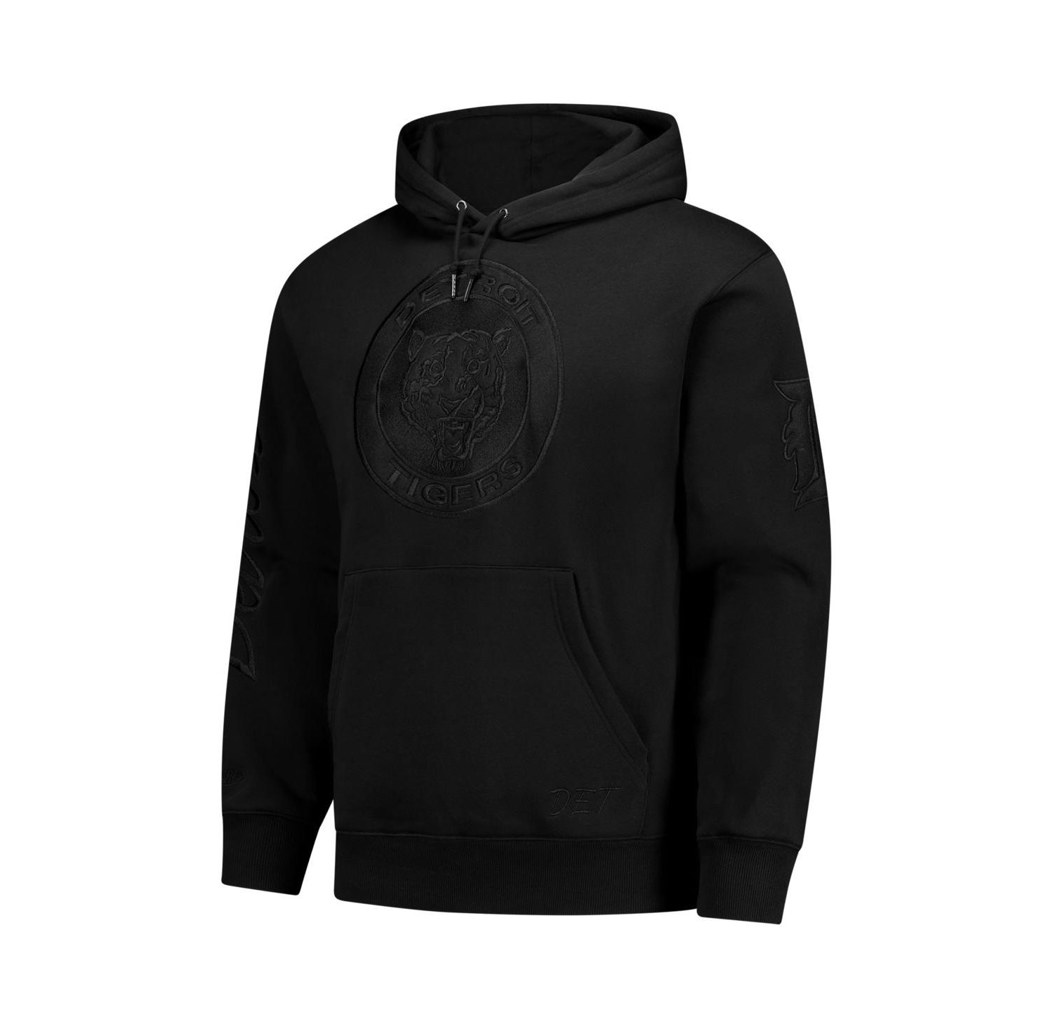 Men's Black Detroit Tigers Phantom Fleece Hoodie