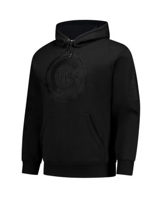 Men's Black Chicago Cubs Phantom Fleece Hoodie