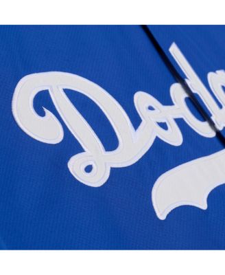 Men's Royal Los Angeles Dodgers Full-Snap Hooded Coaches Jacket