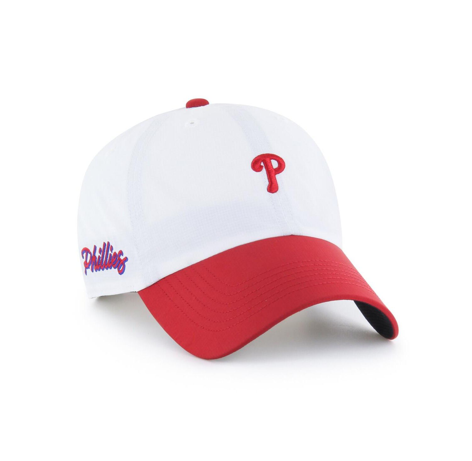 Men's White/Red Philadelphia Phillies Vista Mini Clean Up Brrr Adjustable Hat