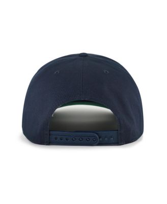 Men's Navy/Brown San Diego Padres Cooperstown Break Wood Suede Hitch Adjustable Hat