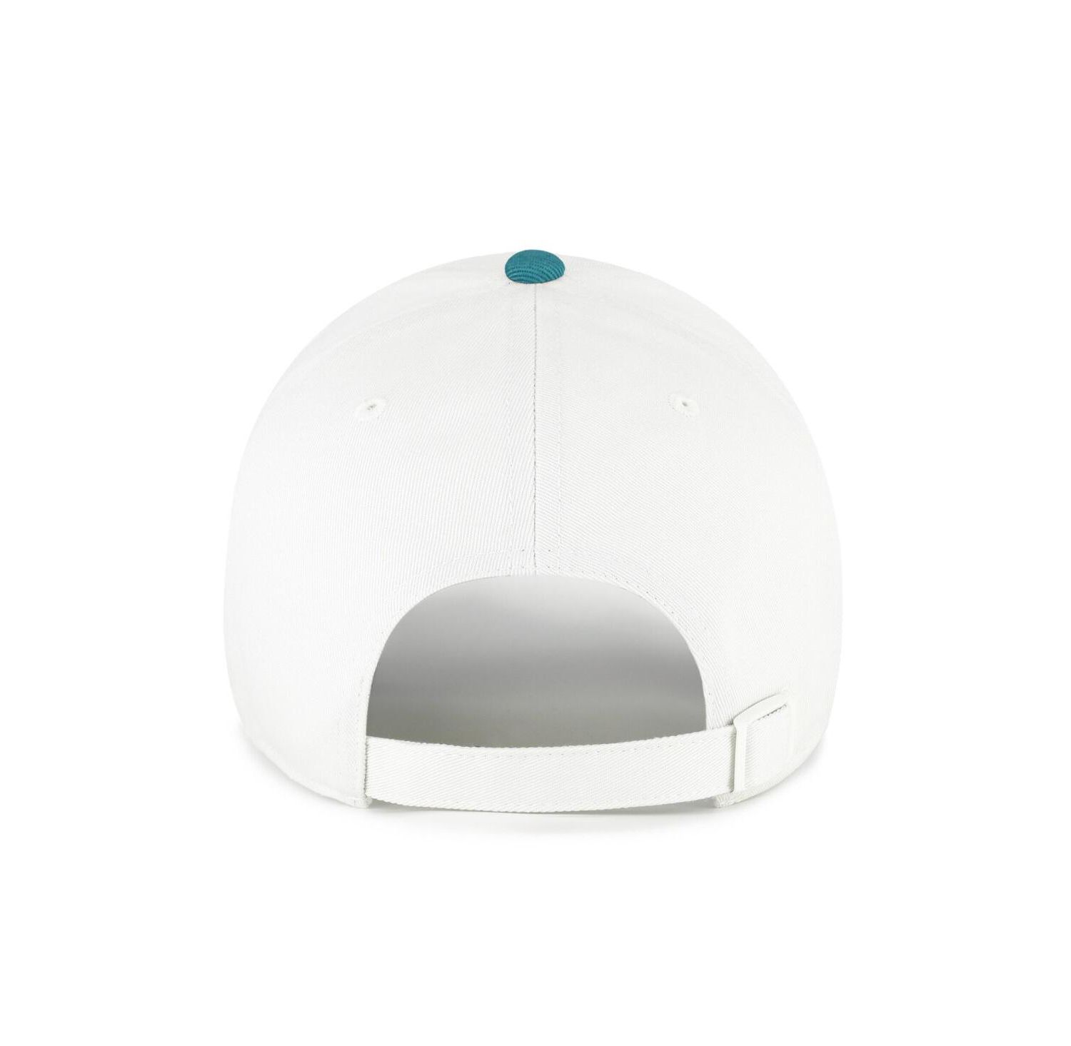 Men's White/Teal New York Mets Contemporary Tonal Clean Up Adjustable Hat