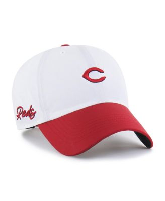 Men's White/Red Cincinnati Reds Vista Mini Clean Up Brrr Adjustable Hat