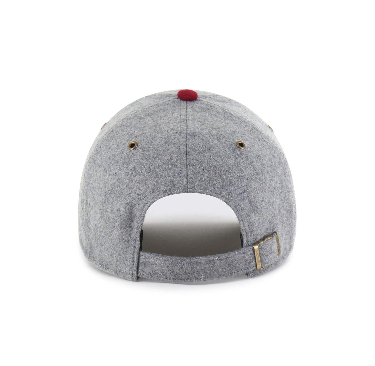 Men's Gray/Red Arizona Diamondbacks Golden Age Wool Clean Up Adjustable Hat