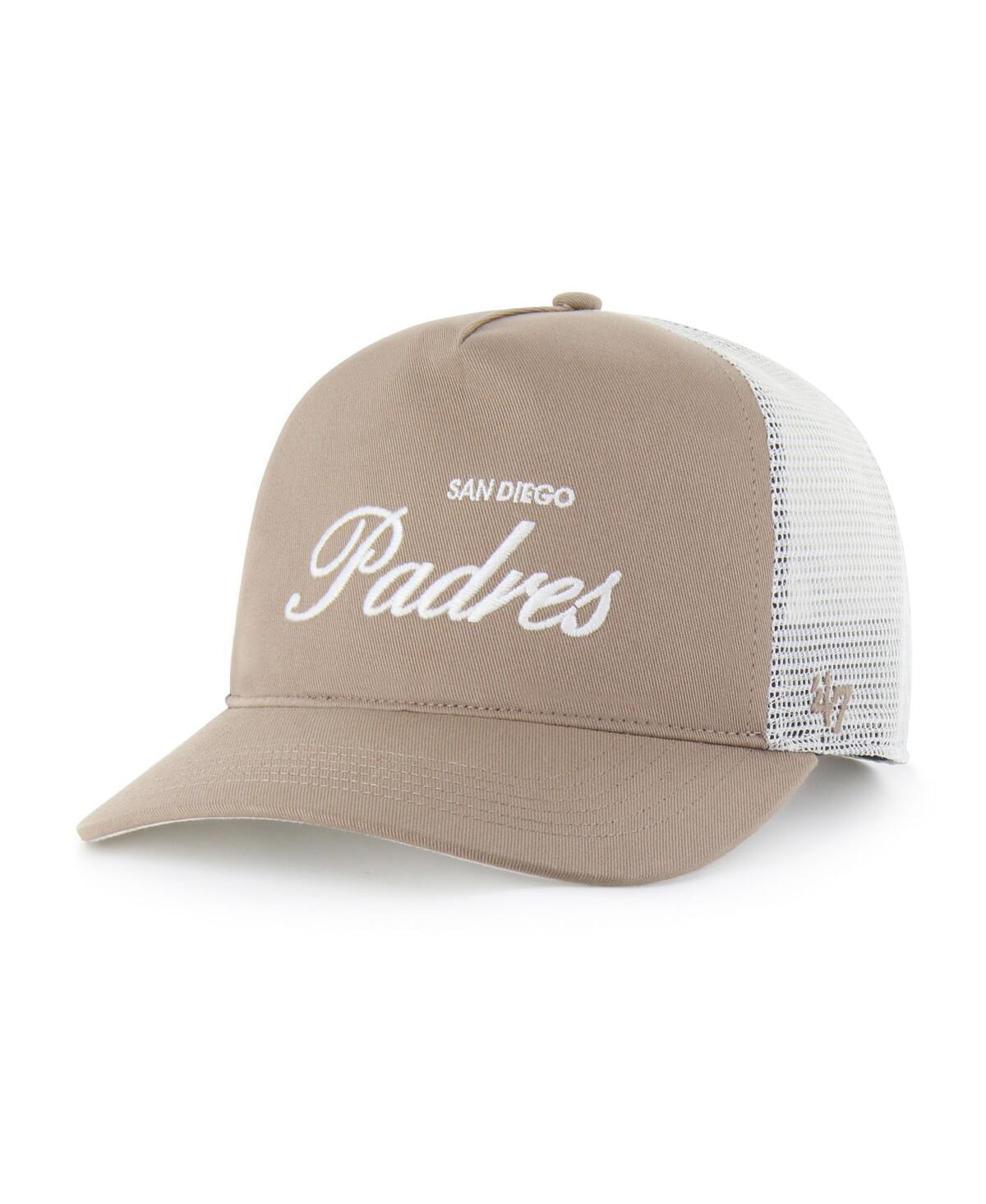 '47 Brand Men's Brown San Diego Padres Foundational Mesh Hitch Adjustable Hat
